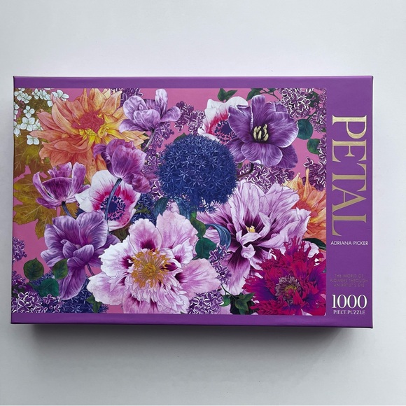 Hardie Grant Other - Petal 1000 Piece Jigsaw Puzzle by Artist Adriana Picker